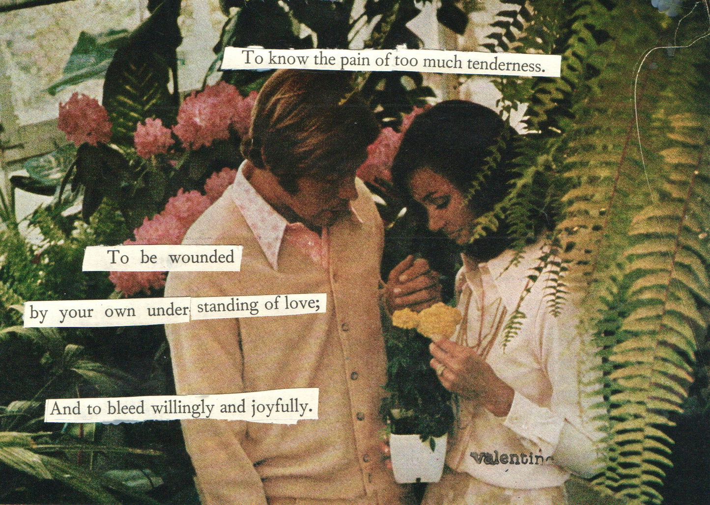 “Too Much Tenderness” Framed Original Art