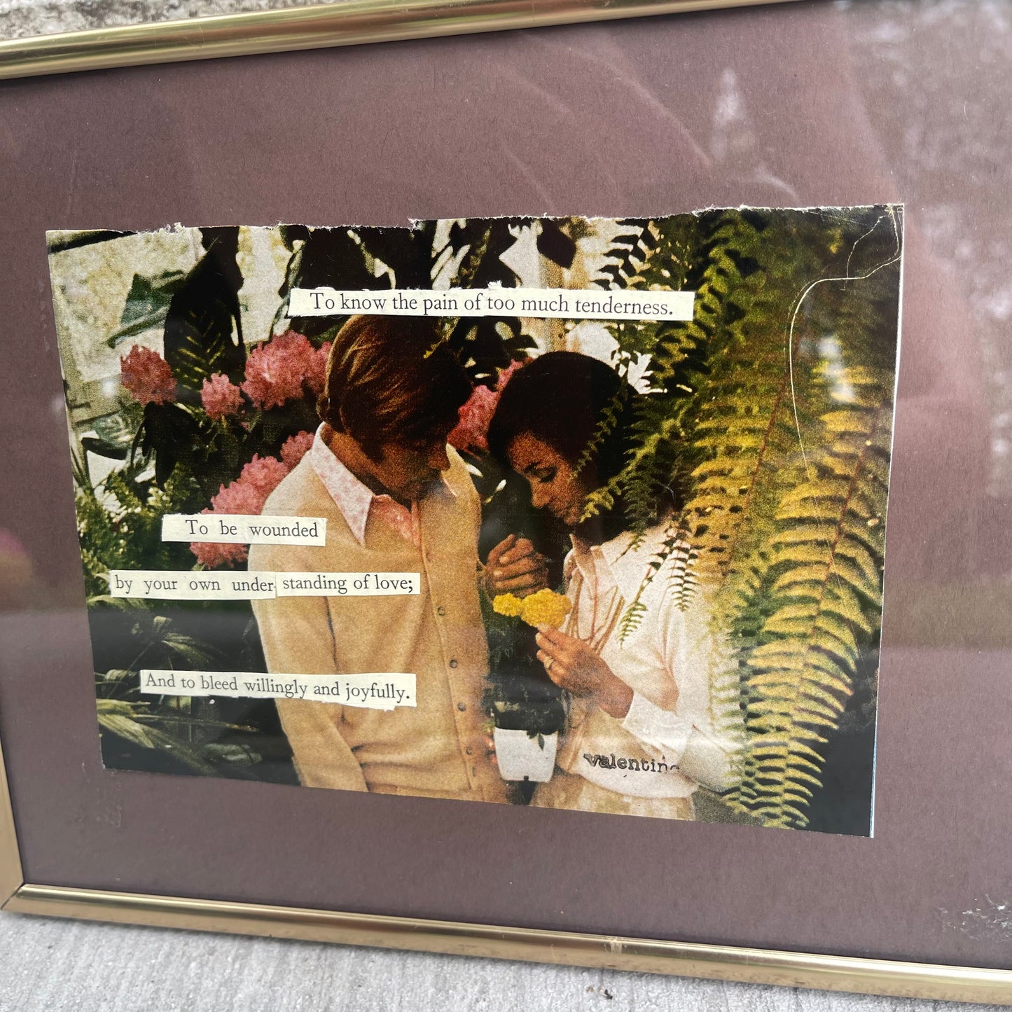 “Too Much Tenderness” Framed Original Art