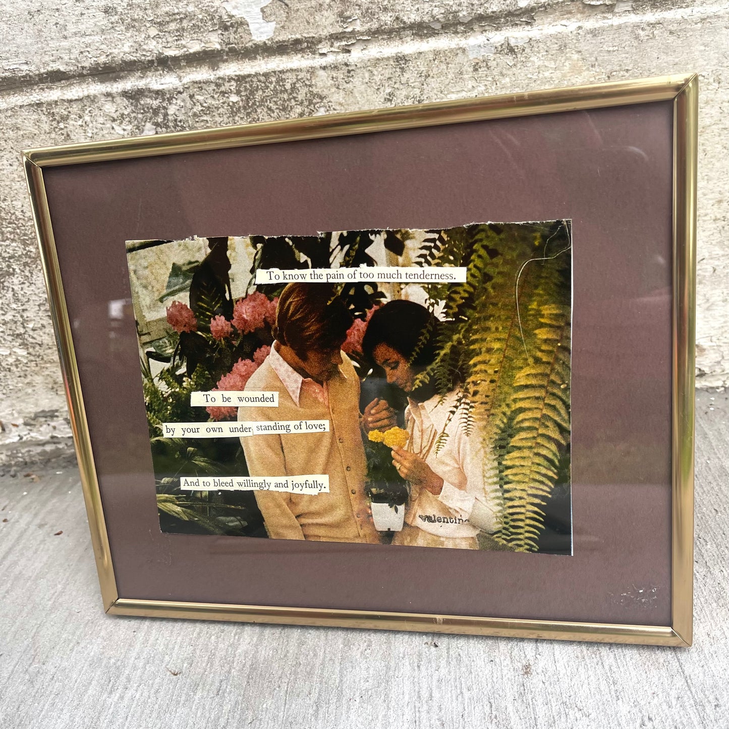 “Too Much Tenderness” Framed Original Art