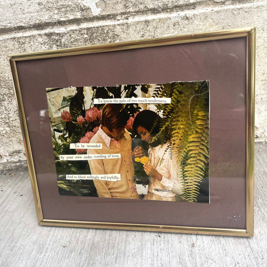 “Too Much Tenderness” Framed Original Art